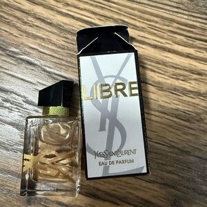 Yves Saint Laurent Libre Bottle with Gold Accents and Black Cap